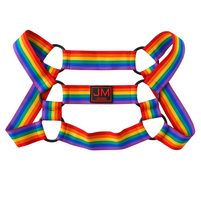 Rainbow Men's Sports Shoulder Strap Stretch Stretch Stretch