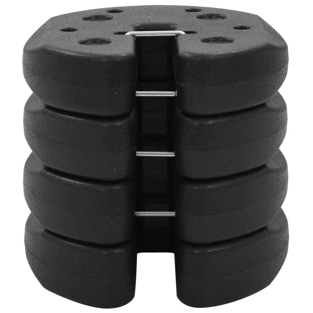 Pavilion Weights, 4 pcs., Black, 220x50 mm, Concrete